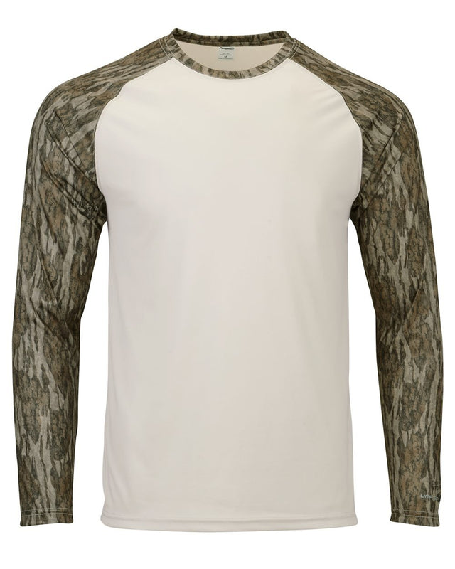 Paragon Men's Jackson Mossy Oak Colorblocked Long Sleeve T-Shirt