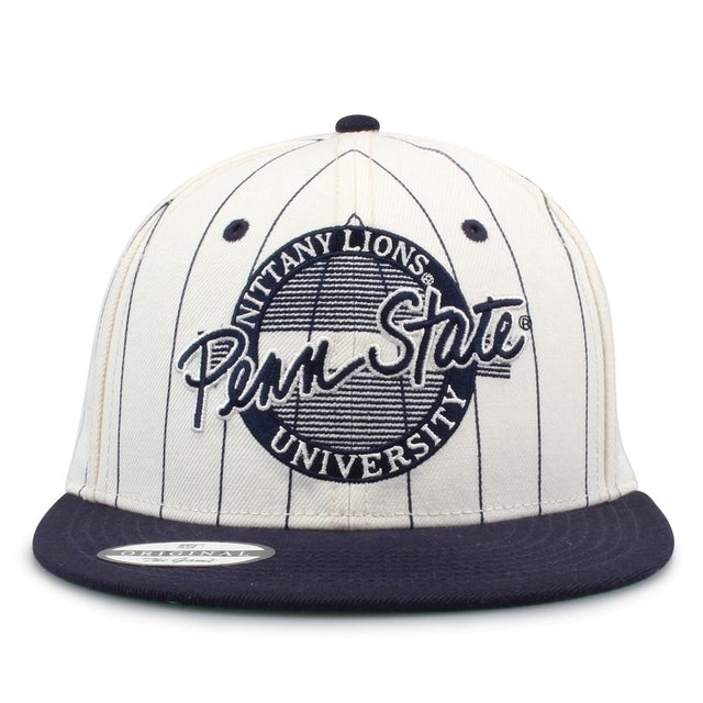 The Game Headwear Penn State Flat Brim Snapback Hat
