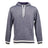J. America Men's Peppered Fleece Hoodie 8701 Mens Apparel Sweatshirts & Fleece