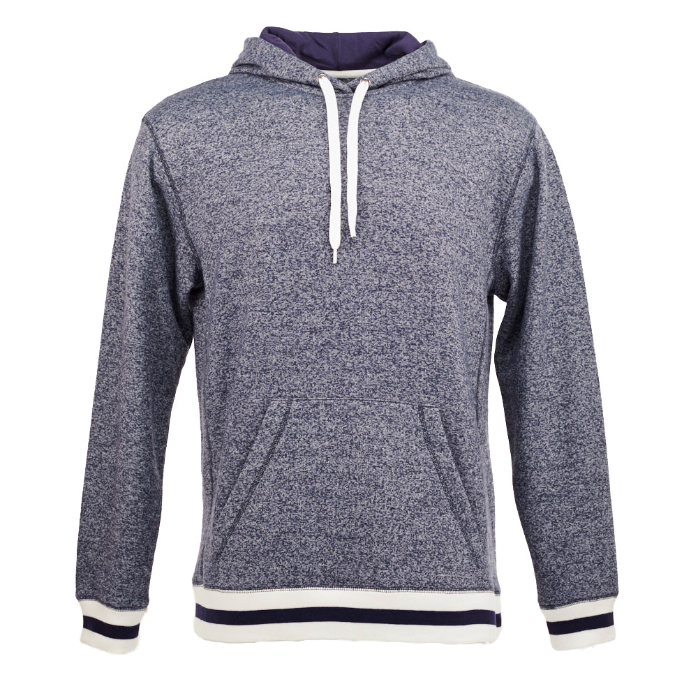 J. America Men's Peppered Fleece Hoodie 8701 Mens Apparel Sweatshirts & Fleece