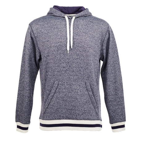 J. America Men's Peppered Fleece Hoodie 8701 Mens Apparel Sweatshirts & Fleece