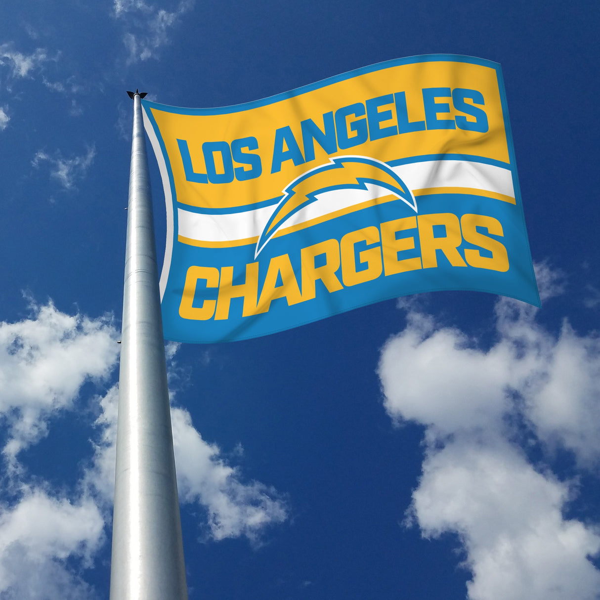 Rico Industries NFL  Los Angeles Chargers Bold 3' x 5' Banner Flag-2
