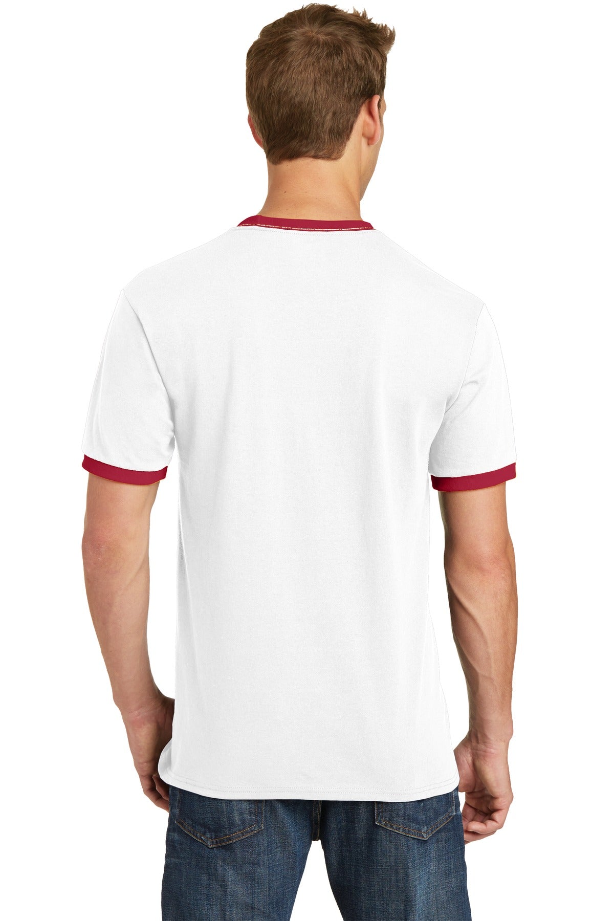 Port & Company - Men's Core Cotton Ringer Tee