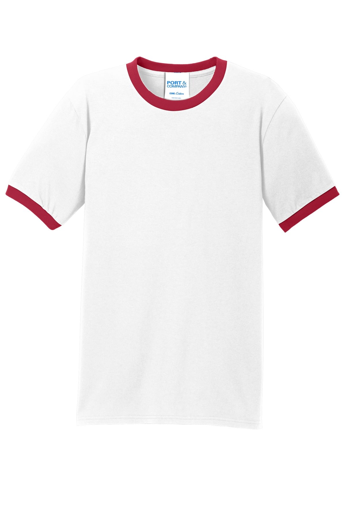 Port & Company - Men's Core Cotton Ringer Tee