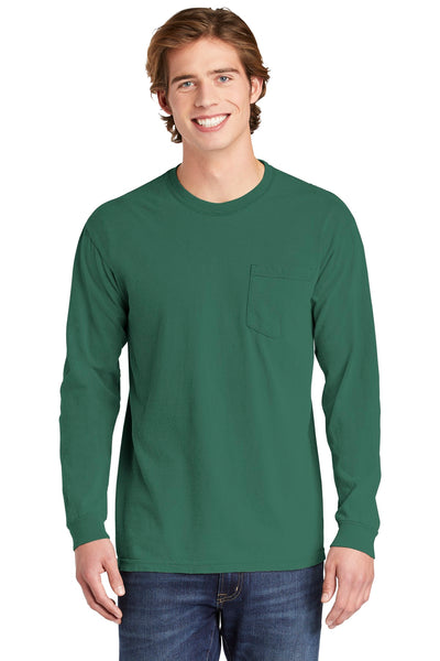 Comfort Colors Men's Heavyweight Ring Spun Long Sleeve Pocket Tee. 4410