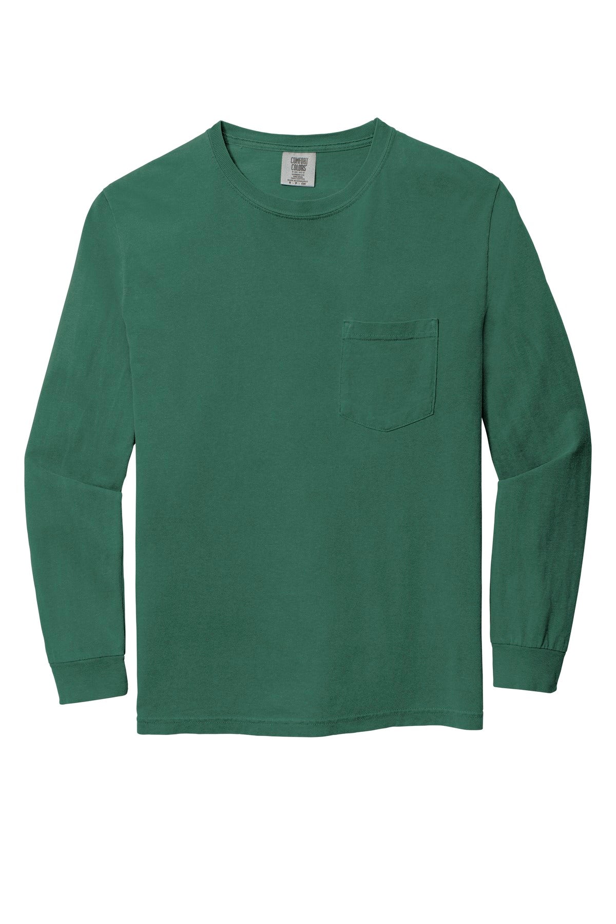 Comfort Colors Men's Heavyweight Ring Spun Long Sleeve Pocket Tee. 4410 Comfort Colors