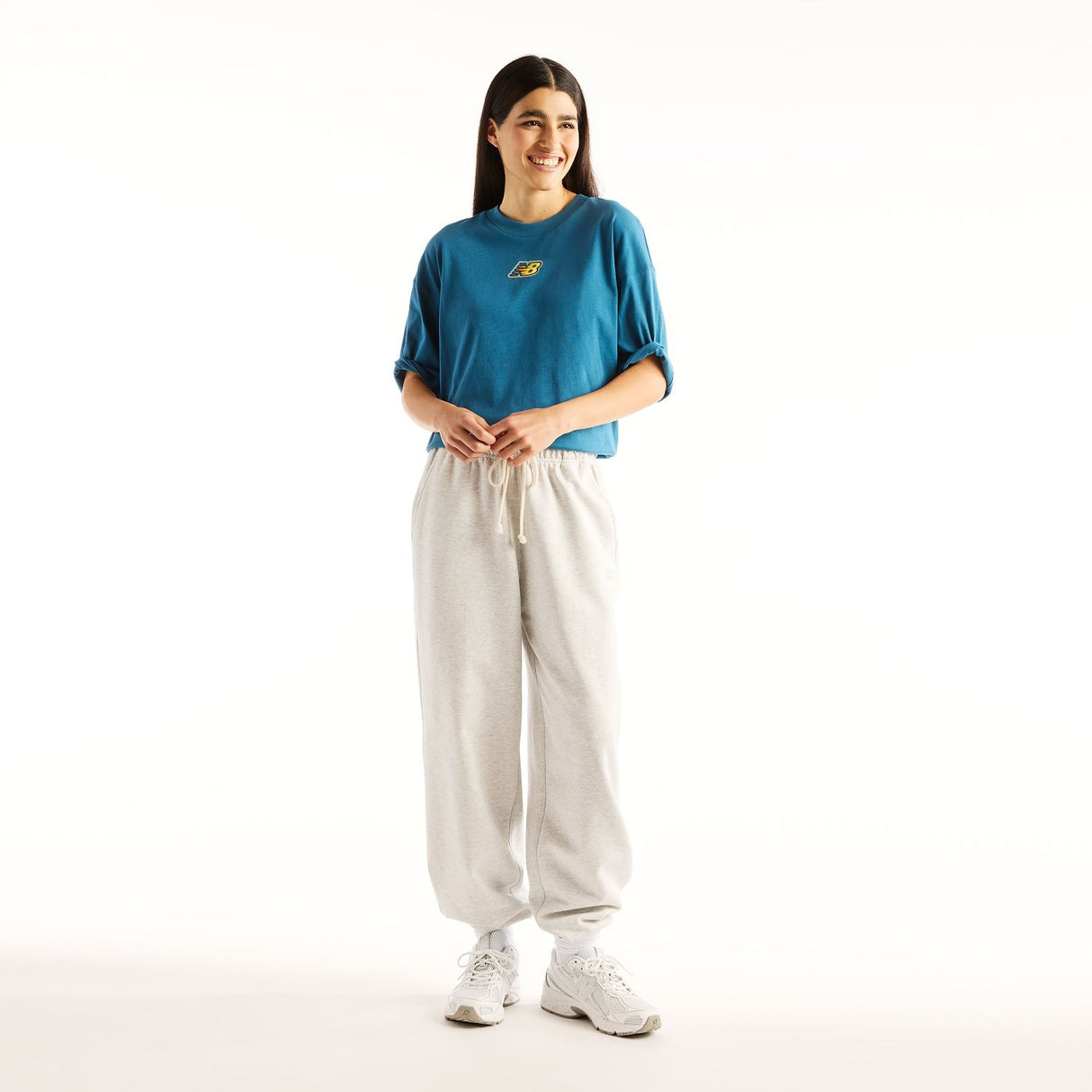 New Balance Women's Sticker Pack Oversized T-Shirt-5