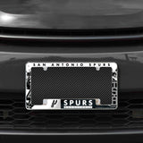 Rico Industries NBA  San Antonio Spurs Classic 12" x 6" Chrome License Plate Frame-1