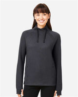 North End Women's Rhythm Waffle Cross-Neck Pullover-3