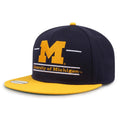 The Game Headwear Michigan Flat Brim Snapback Hat