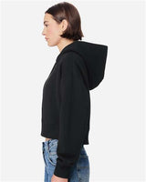 Lane Seven Women's Relaxed Cropped Full-Zip Hoodie Sweatshirt-4