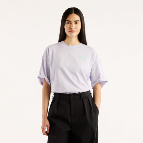 New Balance Women's Collage Oversized T-Shirt-1