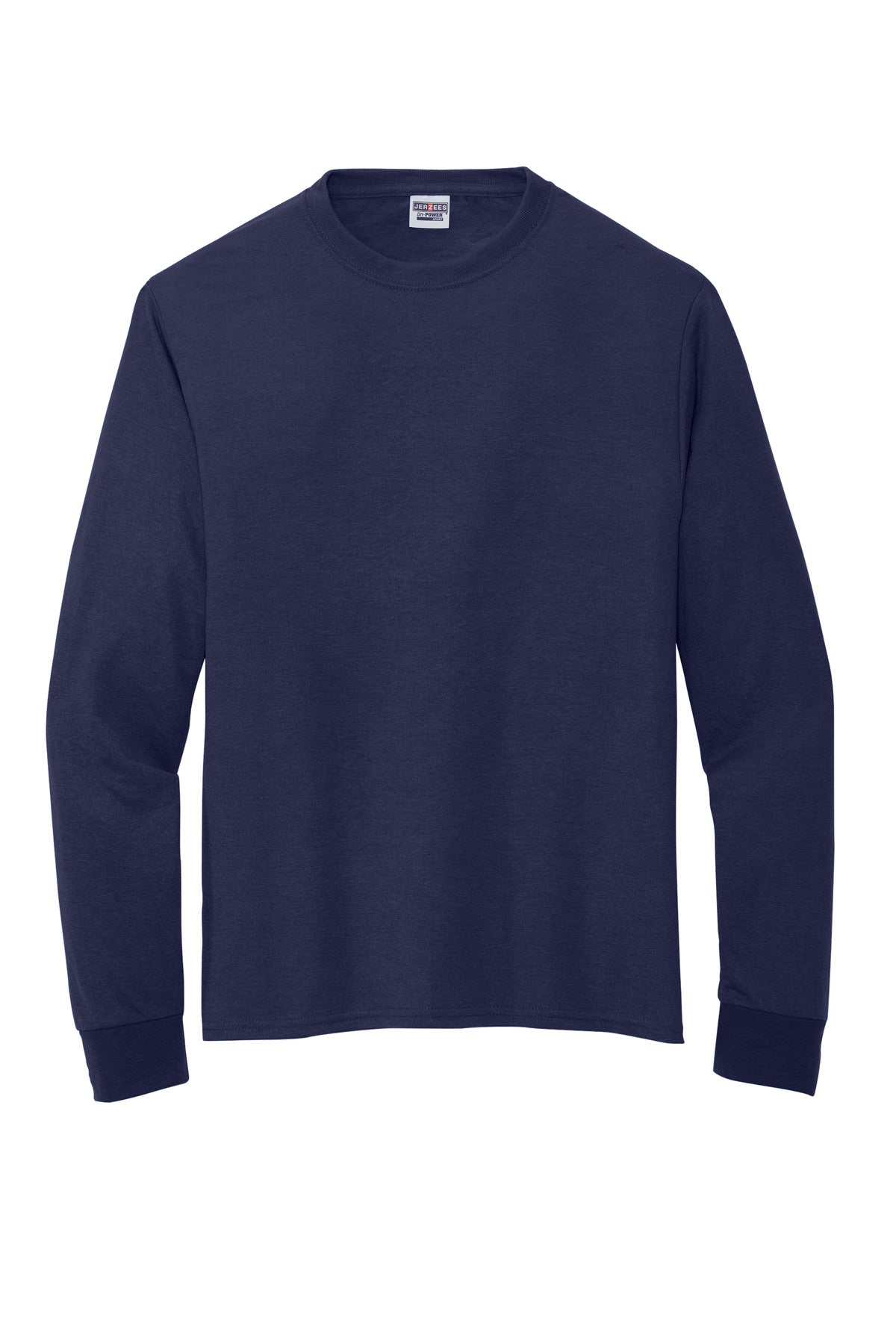 JERZEES Men's Dri-Power 100% Polyester Long Sleeve T-Shirt 21LS JERZEES