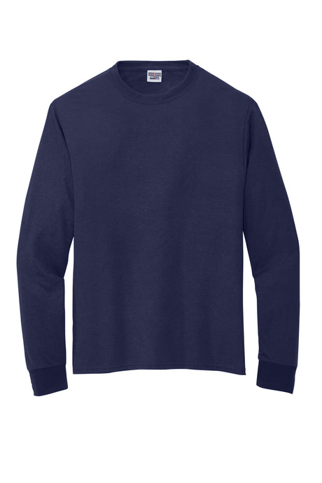 JERZEES Men's Dri-Power 100% Polyester Long Sleeve T-Shirt 21LS JERZEES