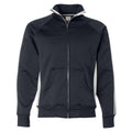 J. America Men's Vintage Poly Fleece Track Jacket 8858 Mens Apparel Jackets & Vests