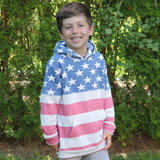 J. America Youth Triblend Fleece Hoodie 8880
