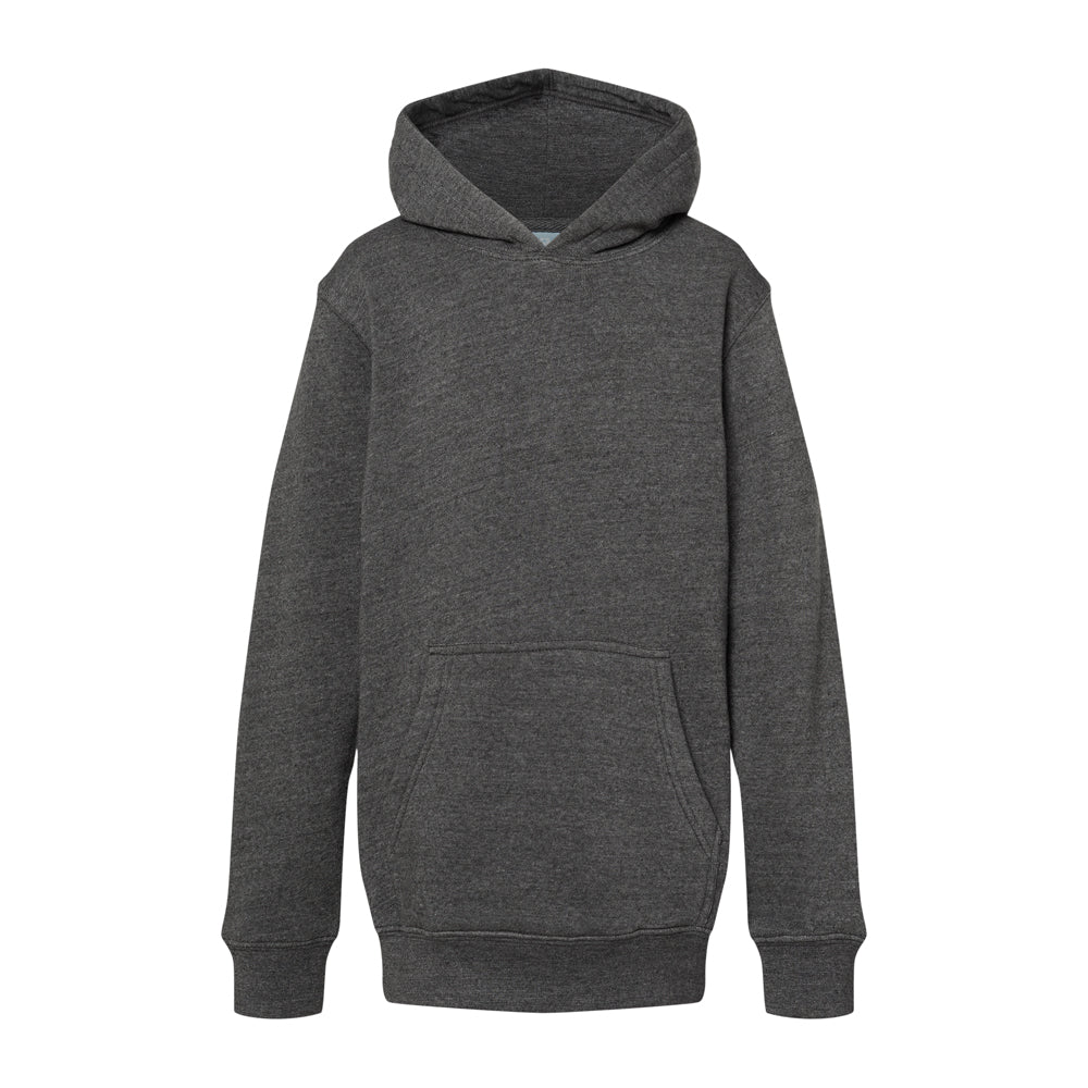 J. America Youth Triblend Fleece Hoodie 8880