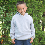 J. America Youth Triblend Fleece Hoodie 8880