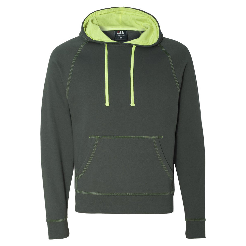 J. America Unisex Shadow Fleece Pullover Hoodie 8883 Mens Apparel Sweatshirts & Fleece