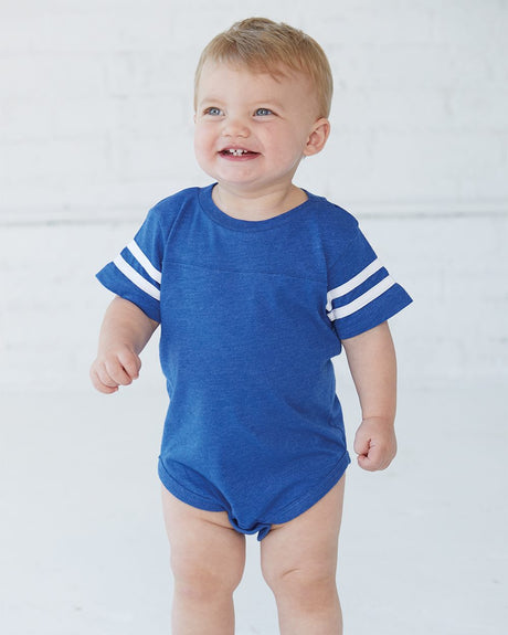 Rabbit Skins Infant Football Fine Jersey Bodysuit Rabbit Skins