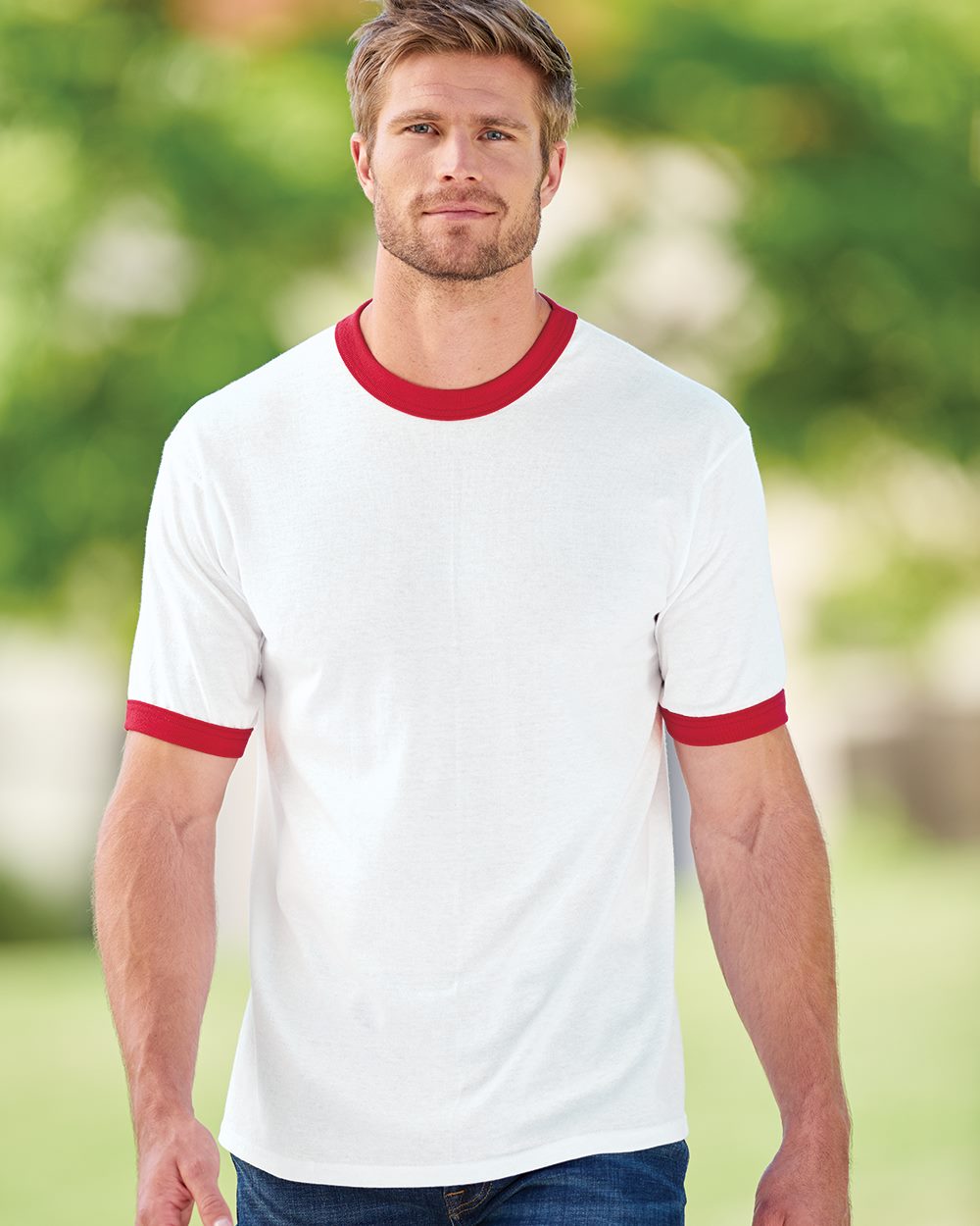 Augusta Men's Sportswear 50/50 Ringer T-Shirt