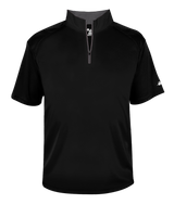 Badger Men's B-Core Short-Sleeve 1/4 Zip Pullover