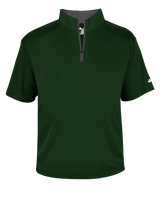 Badger Men's B-Core Short-Sleeve 1/4 Zip Pullover