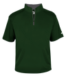 Badger Men's B-Core Short-Sleeve 1/4 Zip Pullover
