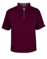 Badger Men's B-Core Short-Sleeve 1/4 Zip Pullover