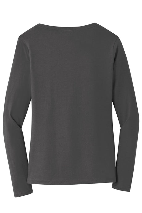 Port & Company - Women's Long Sleeve Fan Favorite V-Neck Tee Womens Apparel Shirts & Tops