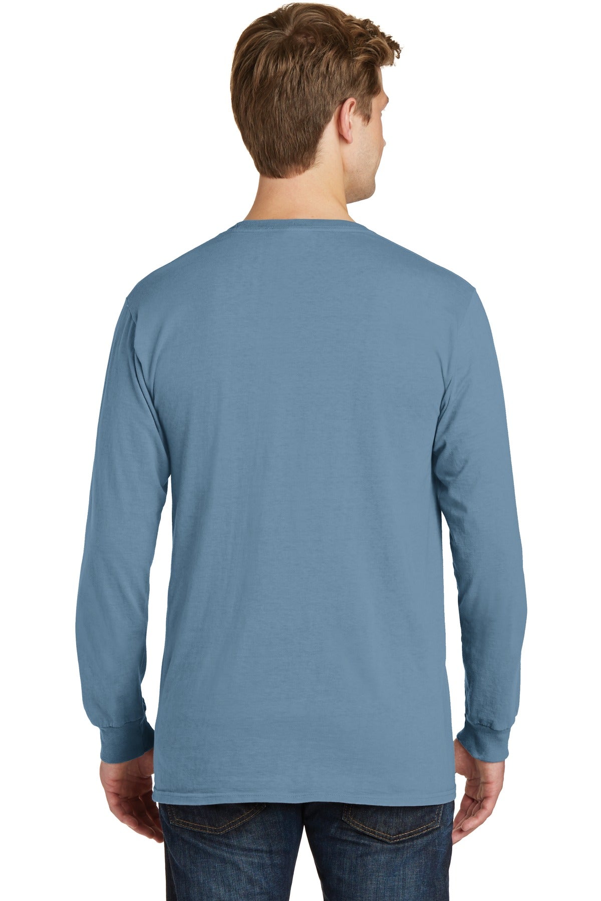 Port & Company - Men's Beach Wash Garment-Dyed Long Sleeve Tee Mens Apparel Shirts & Tops