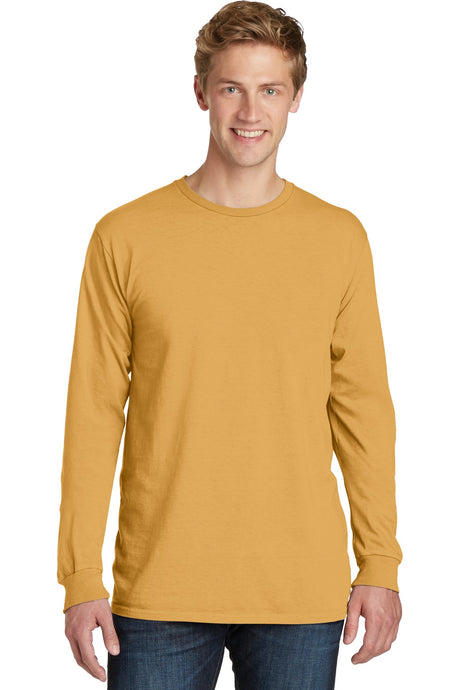 Port & Company - Men's Beach Wash Garment-Dyed Long Sleeve Tee Mens Apparel Shirts & Tops