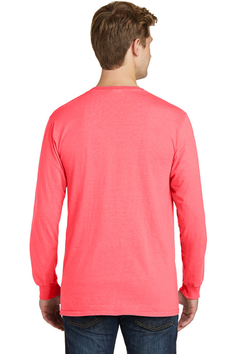 Port & Company - Men's Beach Wash Garment-Dyed Long Sleeve Tee Mens Apparel Shirts & Tops