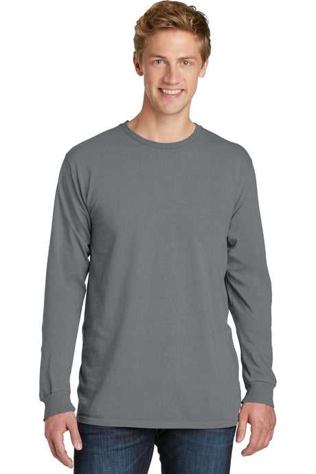 Port & Company - Men's Beach Wash Garment-Dyed Long Sleeve Tee Mens Apparel Shirts & Tops