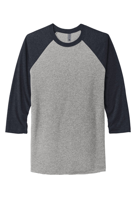 Next Level Unisex Tri-Blend 3/4-Sleeve Raglan Tee. Next Level Apparel