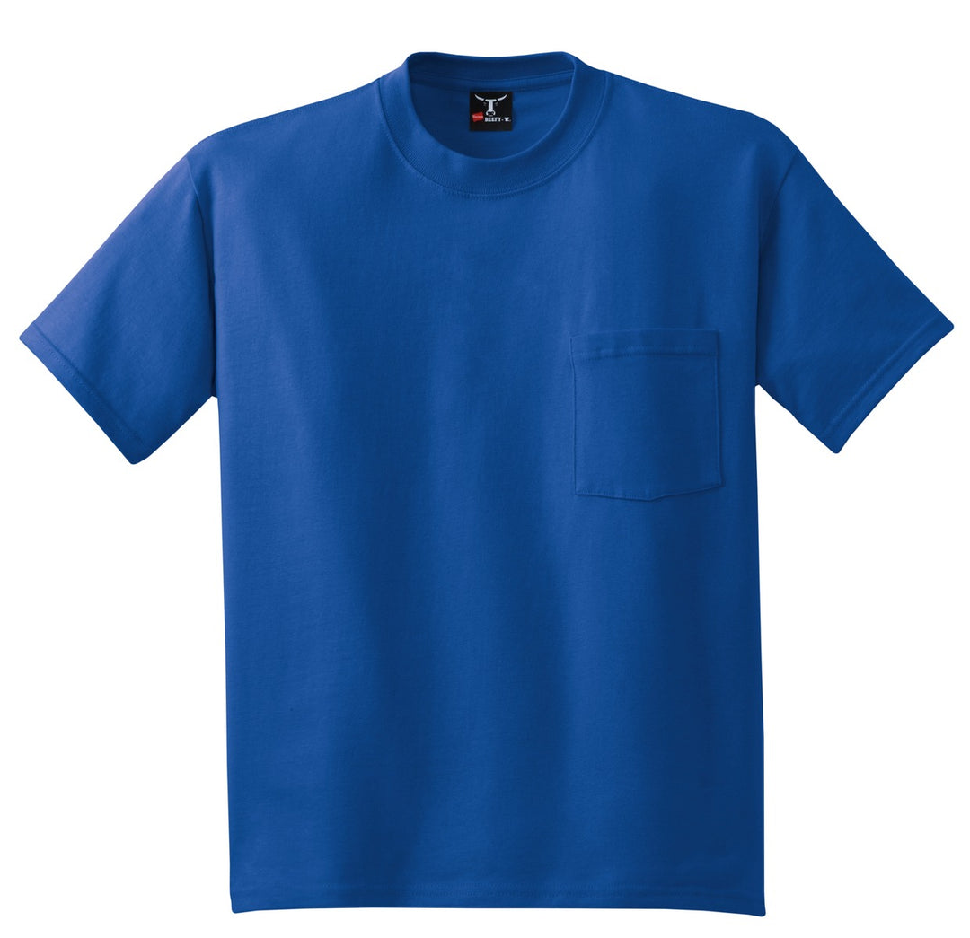 Hanes Men's Beefy 100% Cotton T-Shirt with Pocket Hanes