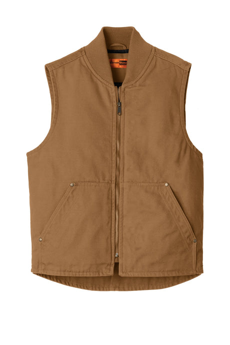 CornerStone Men's Washed Duck Cloth Vest. CSV40 CornerStone
