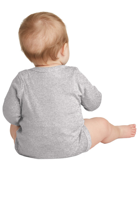 Rabbit Skins Infant Long Sleeve Baby Rib Bodysuit Rabbit Skins