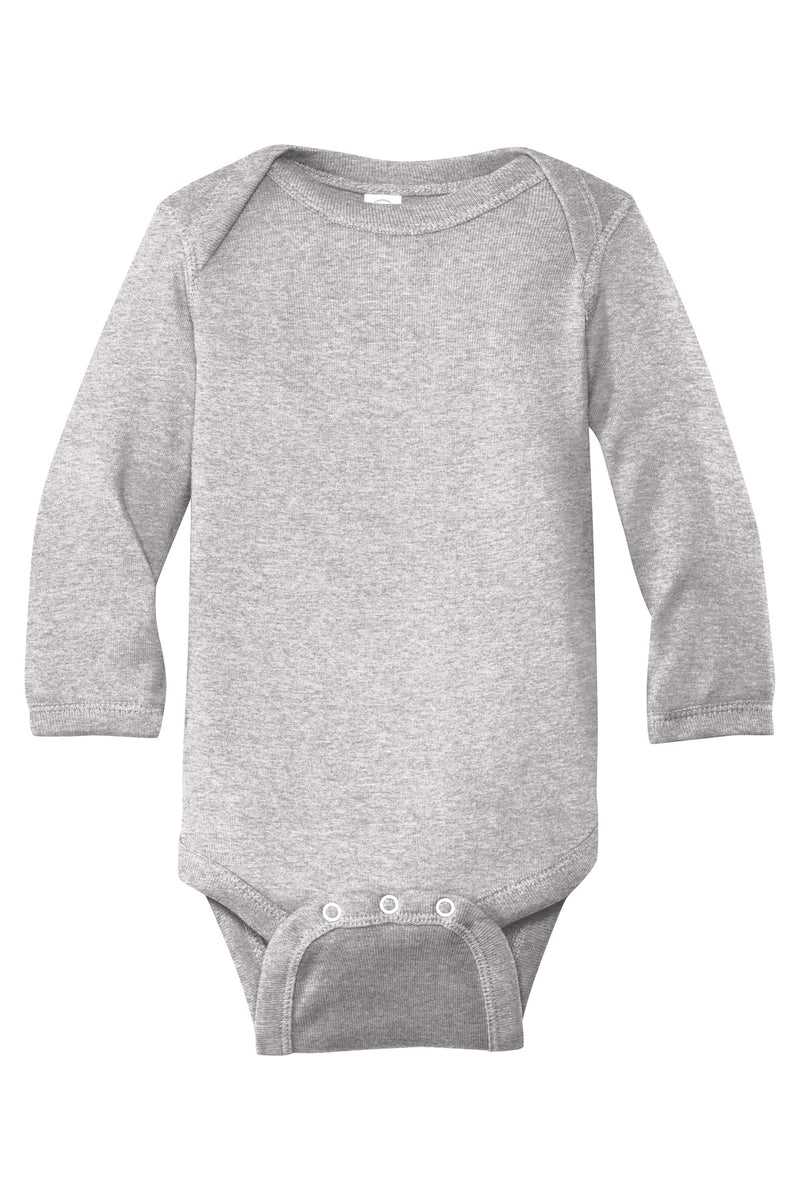 Rabbit Skins Infant Long Sleeve Baby Rib Bodysuit