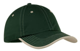 Port Authority    Vintage Washed Contrast Stitch Cap-1