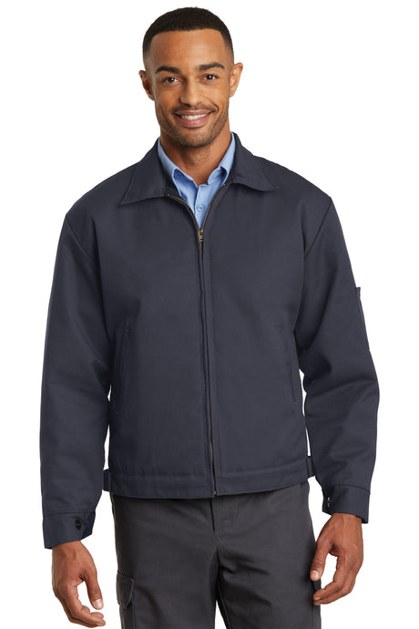 Red Kap Men's Slash Pocket Jacket. JT22 Red Kap