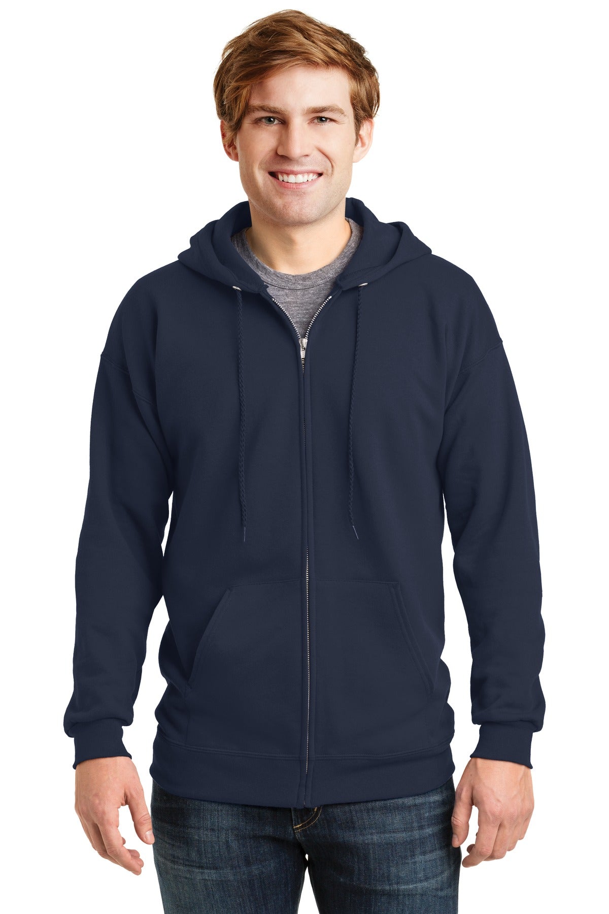 Hanes Men's Ultimate Cotton - Full-Zip Hooded Sweatshirt Hanes