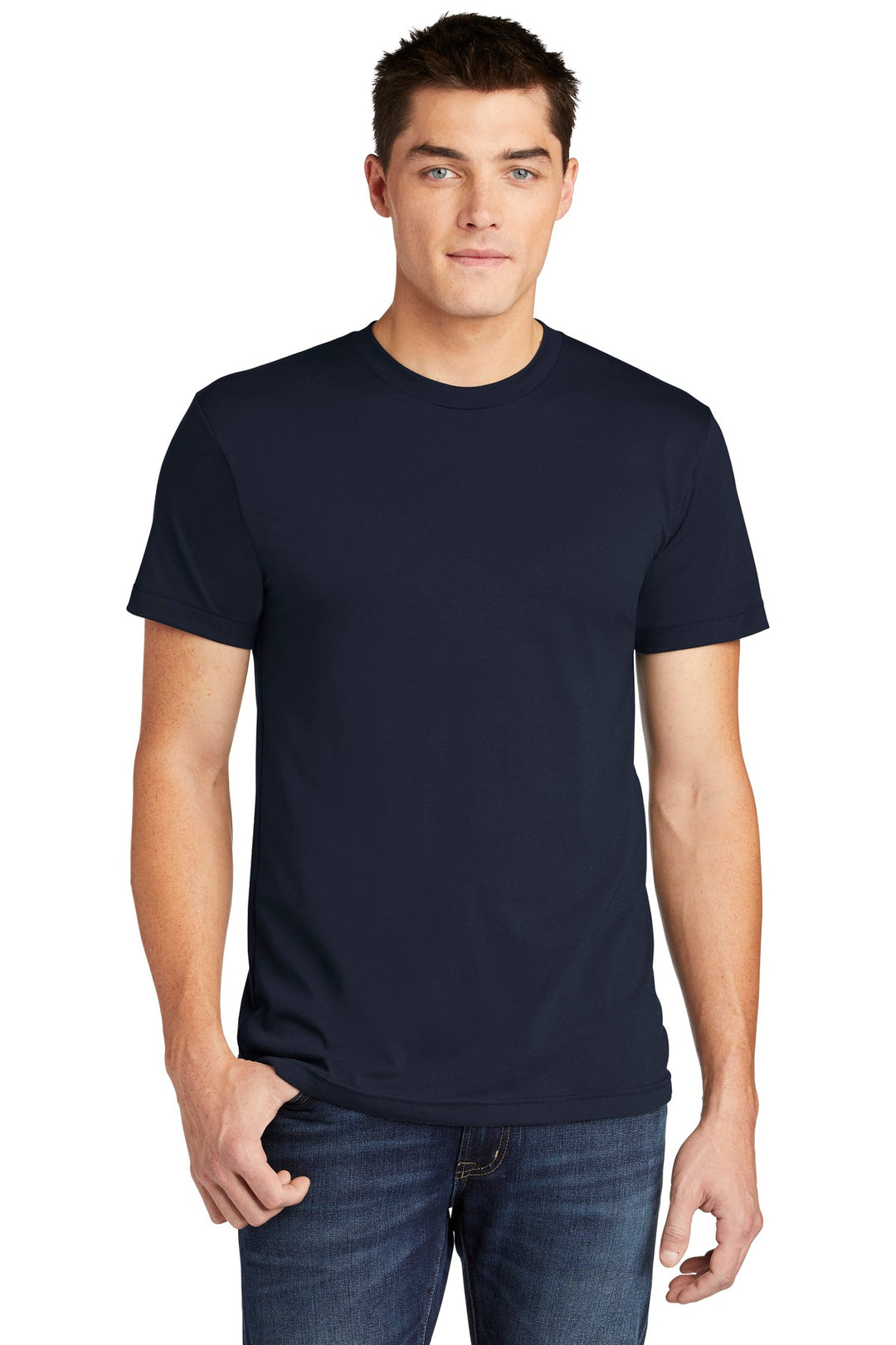 American Apparel Men's Poly-Cotton T-Shirt. BB401W American Apparel