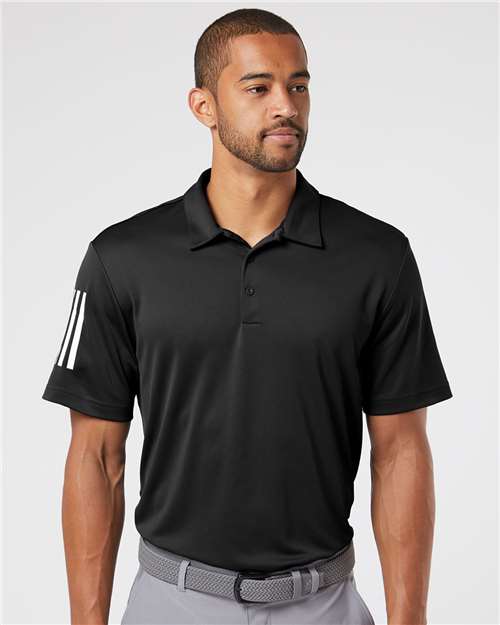 adidas Men's Floating 3-Stripes Polo