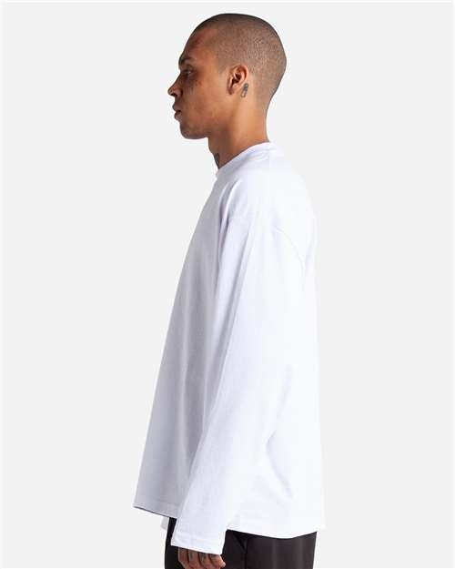 Shaka Wear Men's Max Heavyweight Oversized Long Sleeve T-Shirt-2