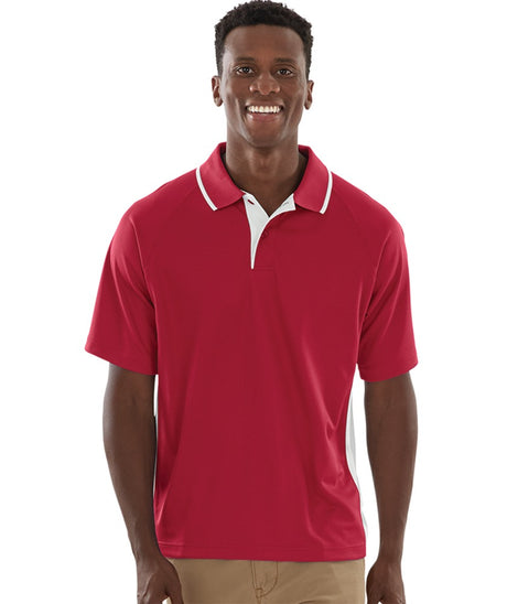 Charles River Men's Color Blocked Wicking Polo-1