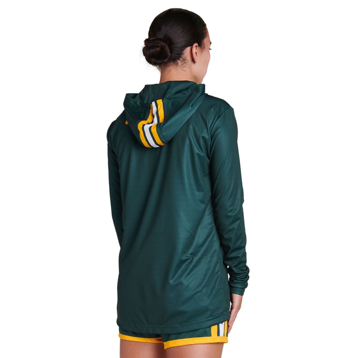 Long Sleeve Shooter Shirt With Hood Team Basketball Shooter Shirts