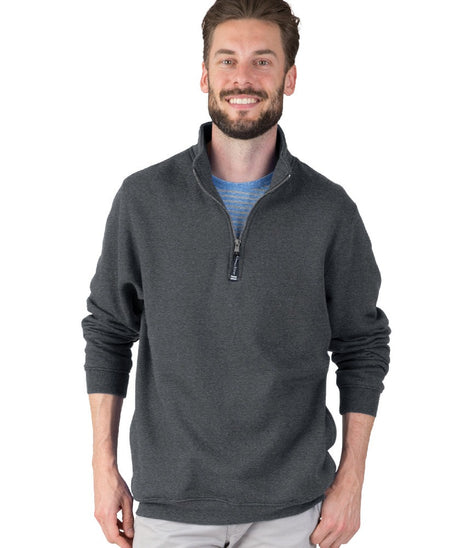 Charles River Unisex Crosswind Quarter Zip Sweatshirt-2