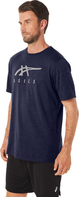 Asics Men's Stripe Short Sleeve Tee-3