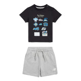 New Balance Infant & Toddler Sticker Pack T-Shirt & Shorts Set-1